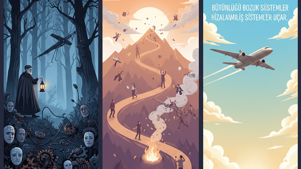 Bütünlüğü Bozuk Hayatlar Uçmaz