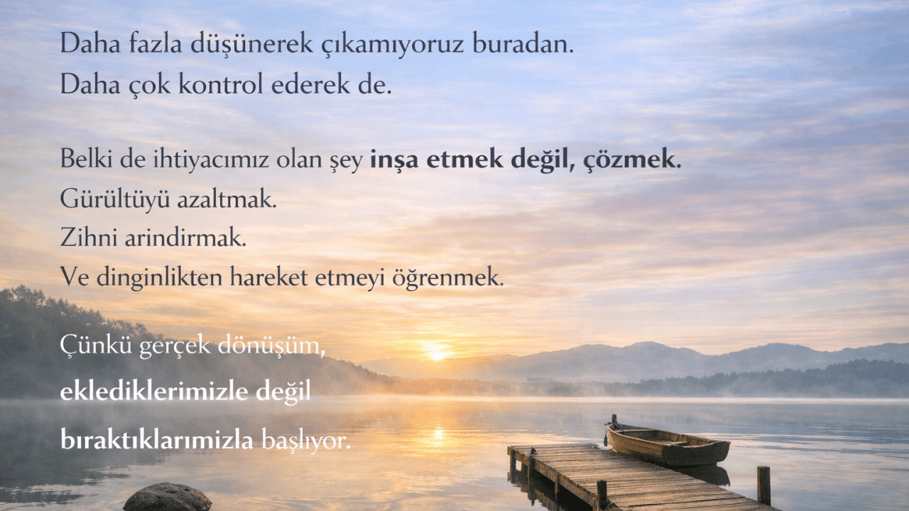 Büyük Çözülüş: Liderlik, Bilinç ve Dinginliğin Gücü.