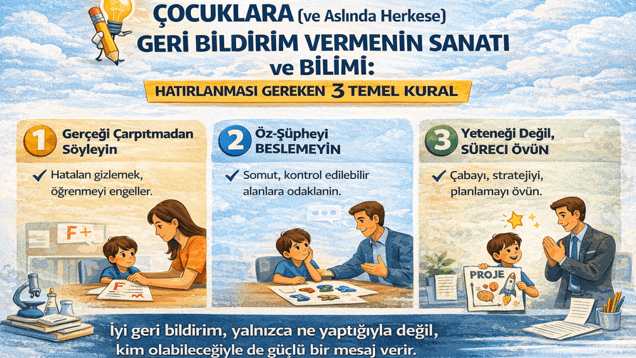 Çocuklara (ve Aslında Herkese) Geri Bildirim Vermenin Sanatı ve Bilimi