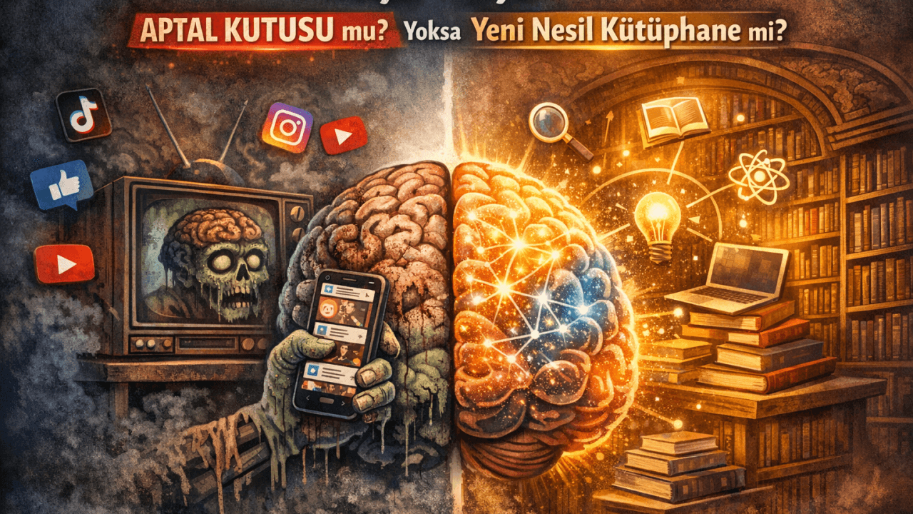 Sosyal Medya: Beyin Çürüten Bir “Aptal Kutusu” mu, Yoksa Yeni Nesil Bir Kütüphane mi?
